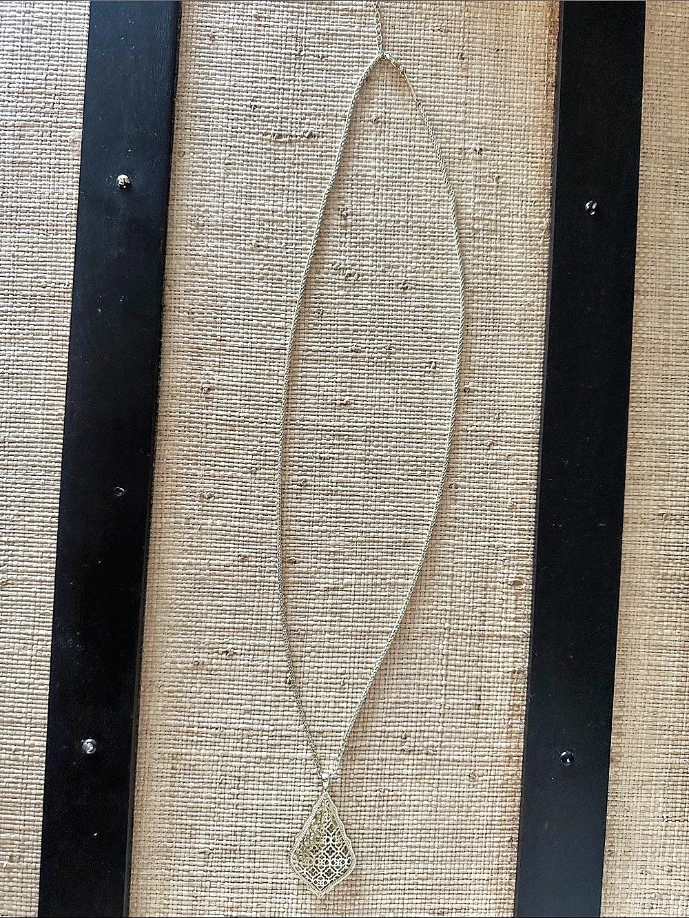 Kendra Scott Kacey Long Pendant Necklace Gold